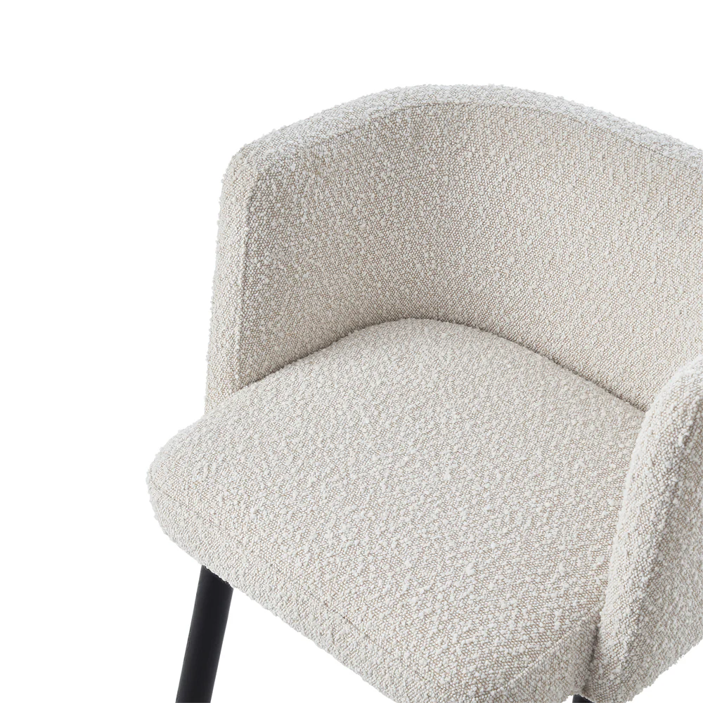 Liang & Eimil Ethis Dining Chair in Boucle Sand - Image 4