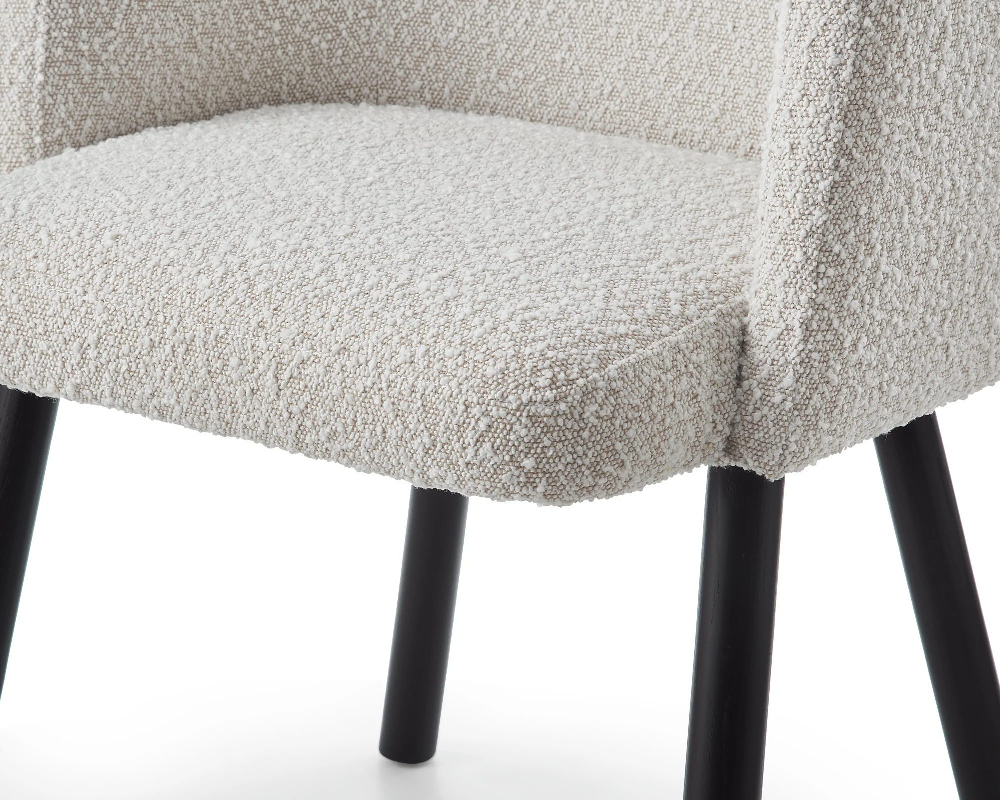 Liang & Eimil Ethis Dining Chair in Boucle Sand - Image 5