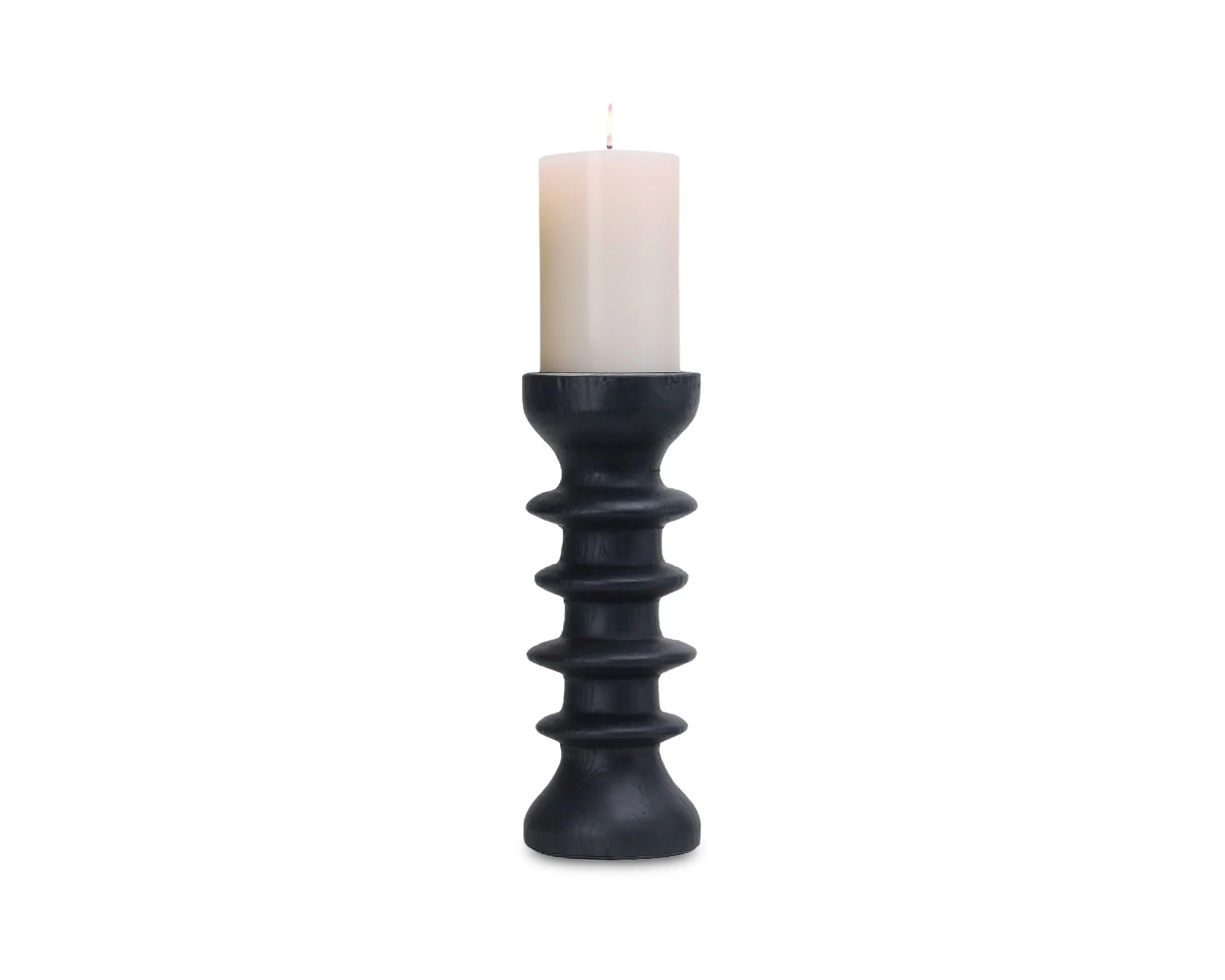 Liang & Eimil Genaro Candle Holder – Black - Image 2