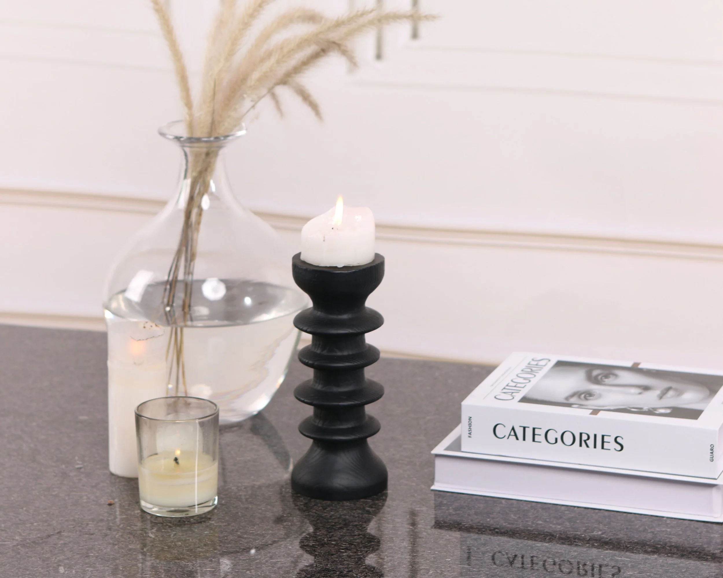 Liang & Eimil Genaro Candle Holder – Black - Image 5