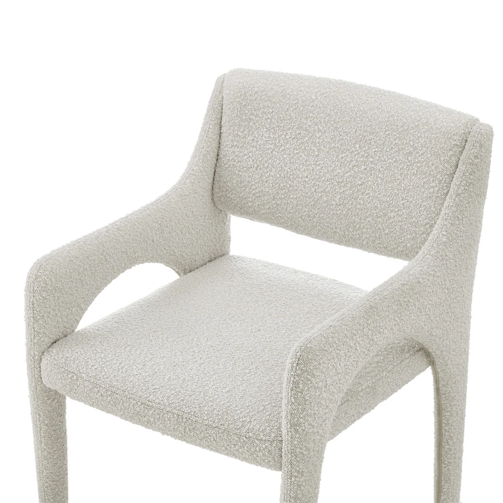 Liang & Eimil Godard Dining Chair in Boucle Sand - Image 4