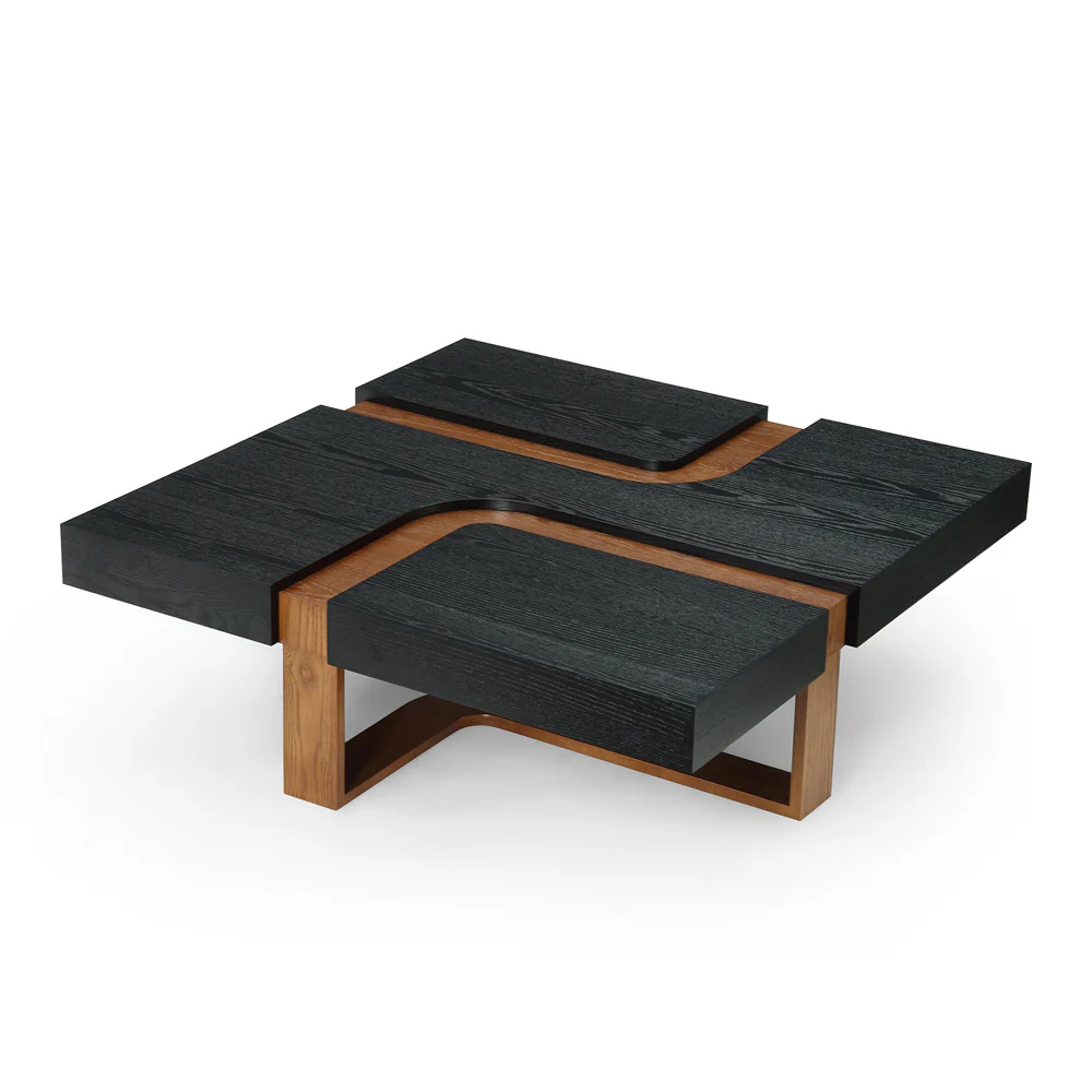 Liang & Eimil Grove Coffee Table in Wenge and Classic Brown - Image 2