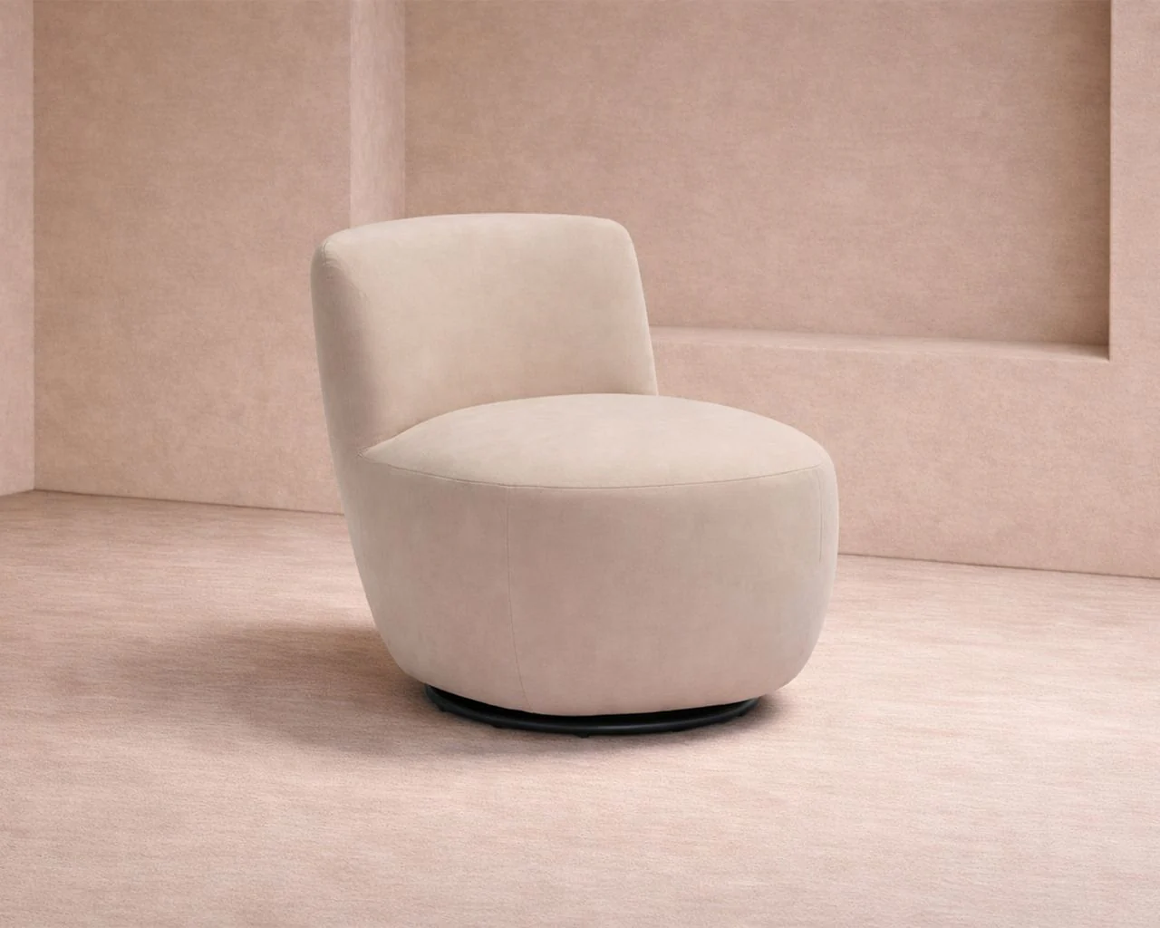 Liang & Eimil Hopper Swivel Occasional Chair – Hopper Desert - Image 6