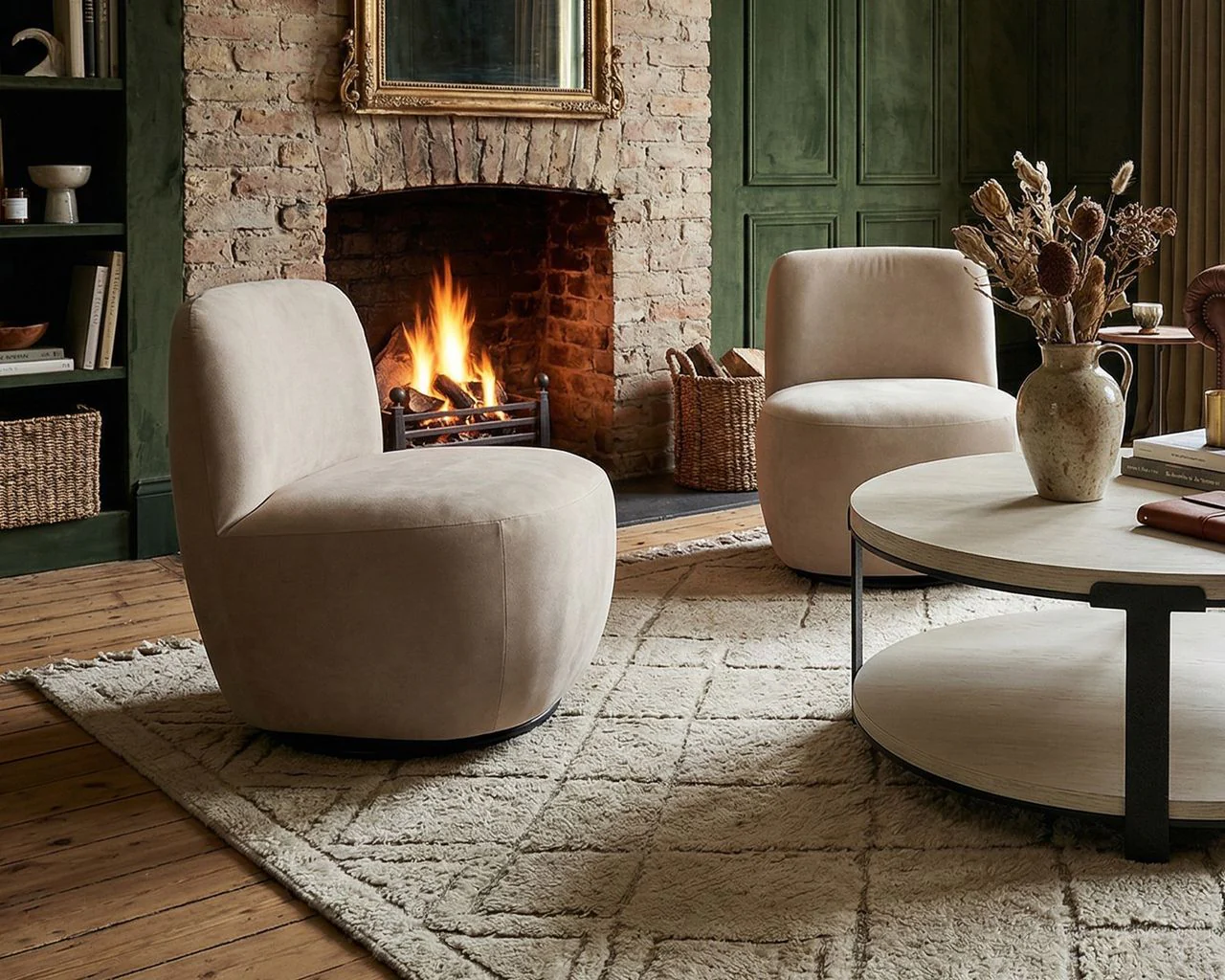 Liang & Eimil Hopper Swivel Occasional Chair – Hopper Desert - Image 8