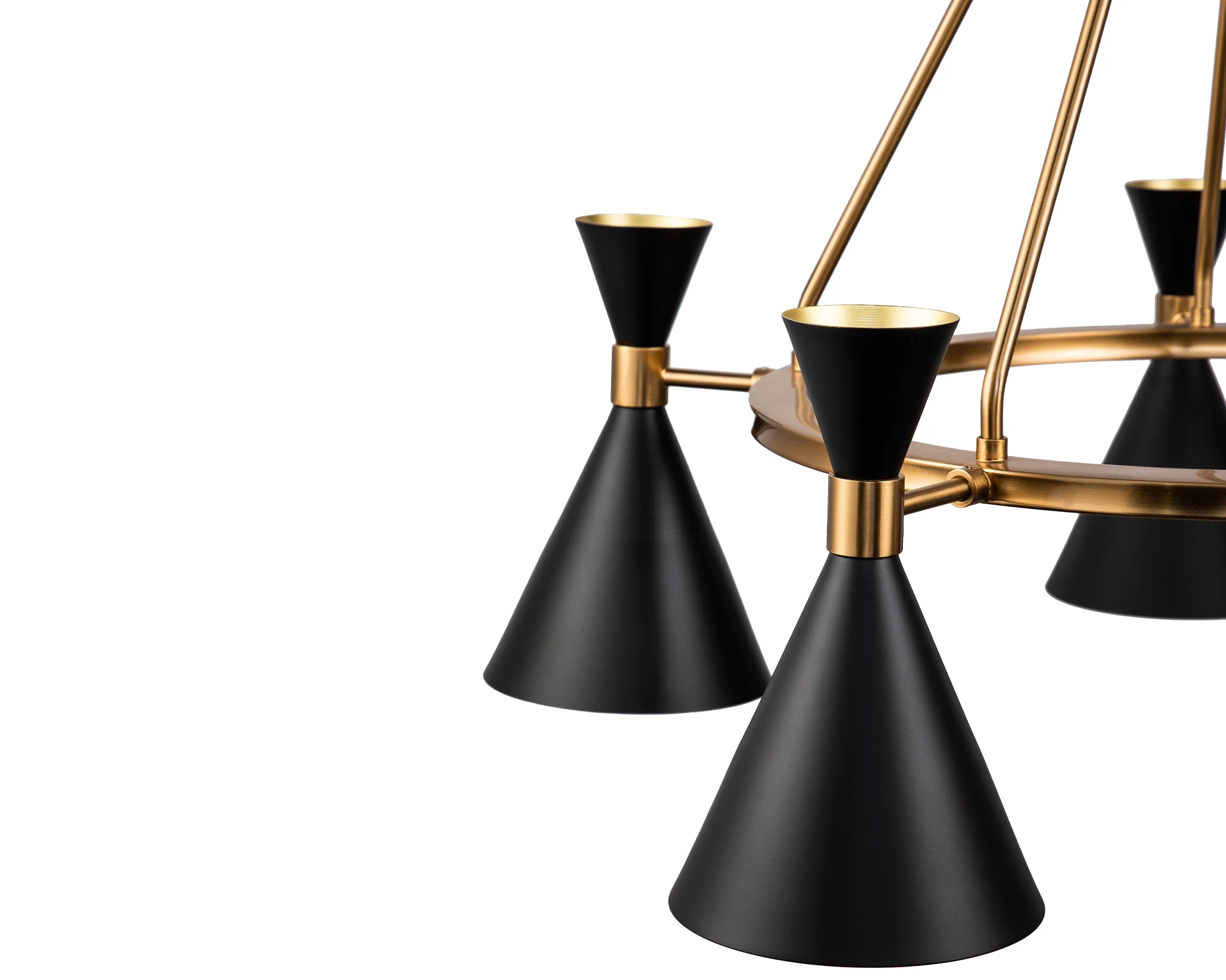 Liang & Eimil Kensington Pendant Lamp in Black and Antique Brass - Image 2