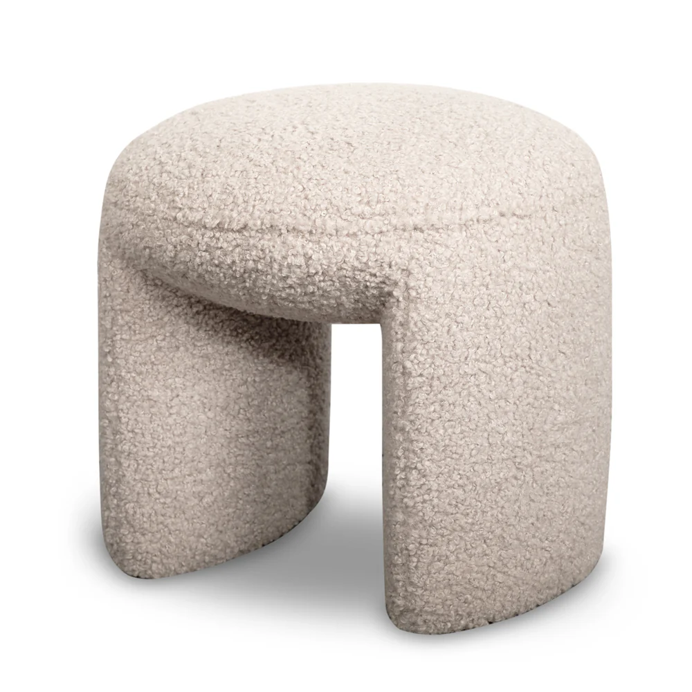 Liang & Eimil Kramer Stool in Alpaca Sand - Image 2