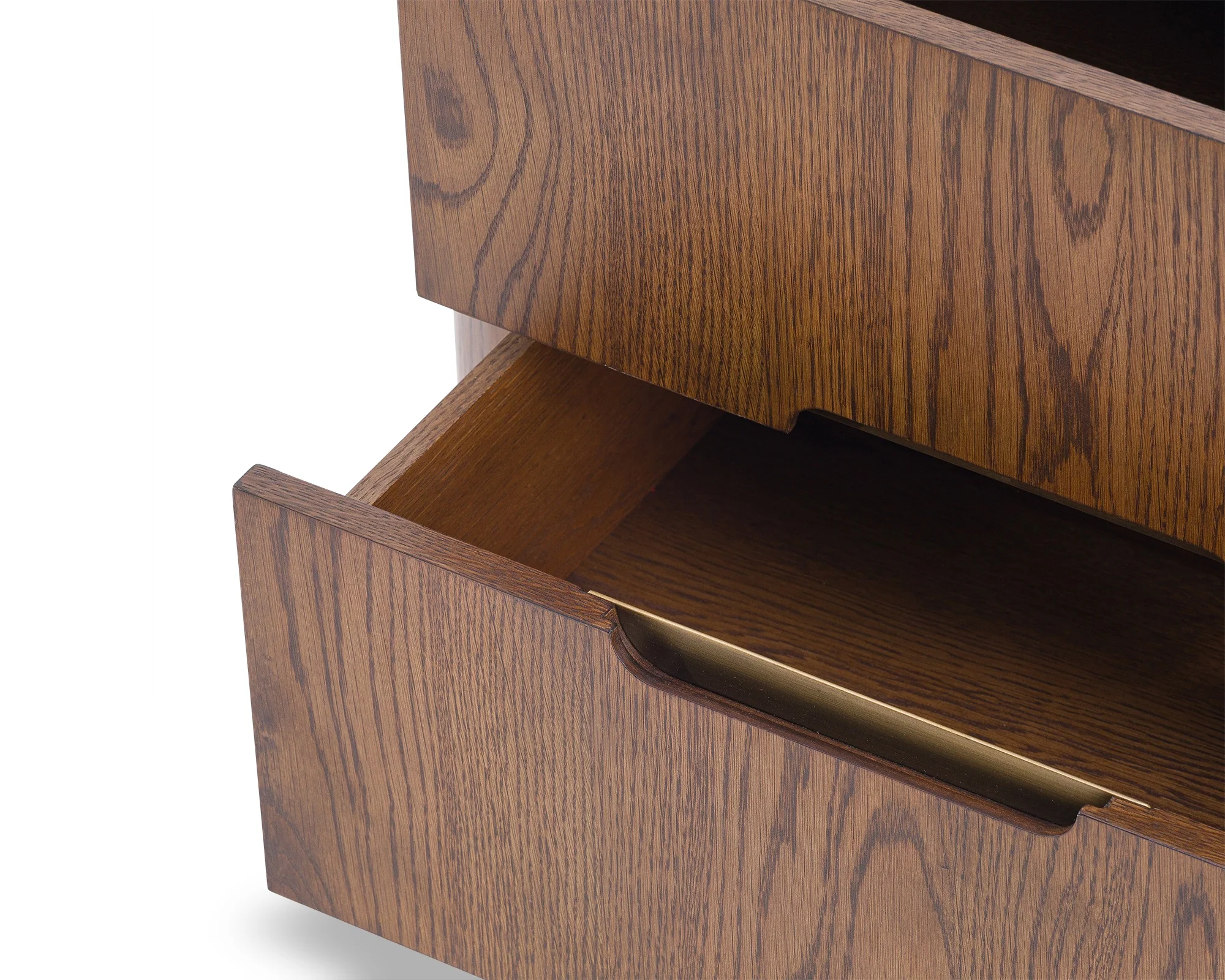 Liang & Eimil Lettos Bedside Table – Brushed Brown Oak - Image 4