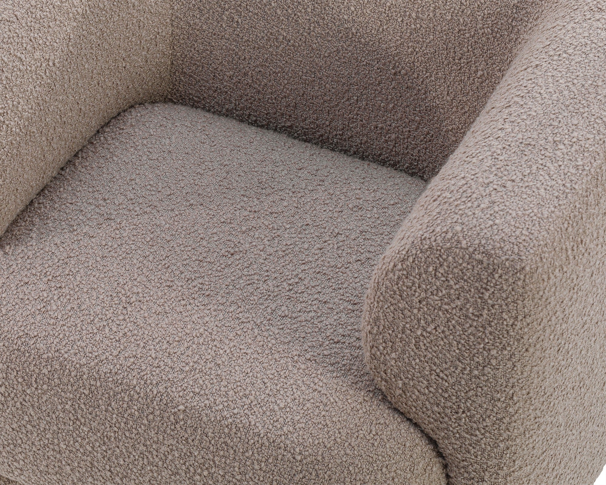 Liang & Eimil Lexington Occasional Chair – Beverly Boucle Espresso Grey - Image 3