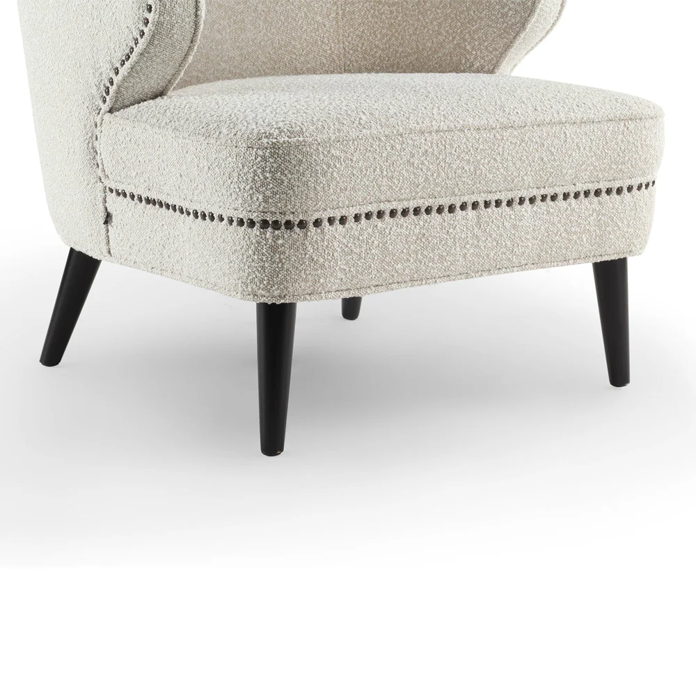 Liang & Eimil Lindsay Occasional Chair in Boucle Sand - Image 4