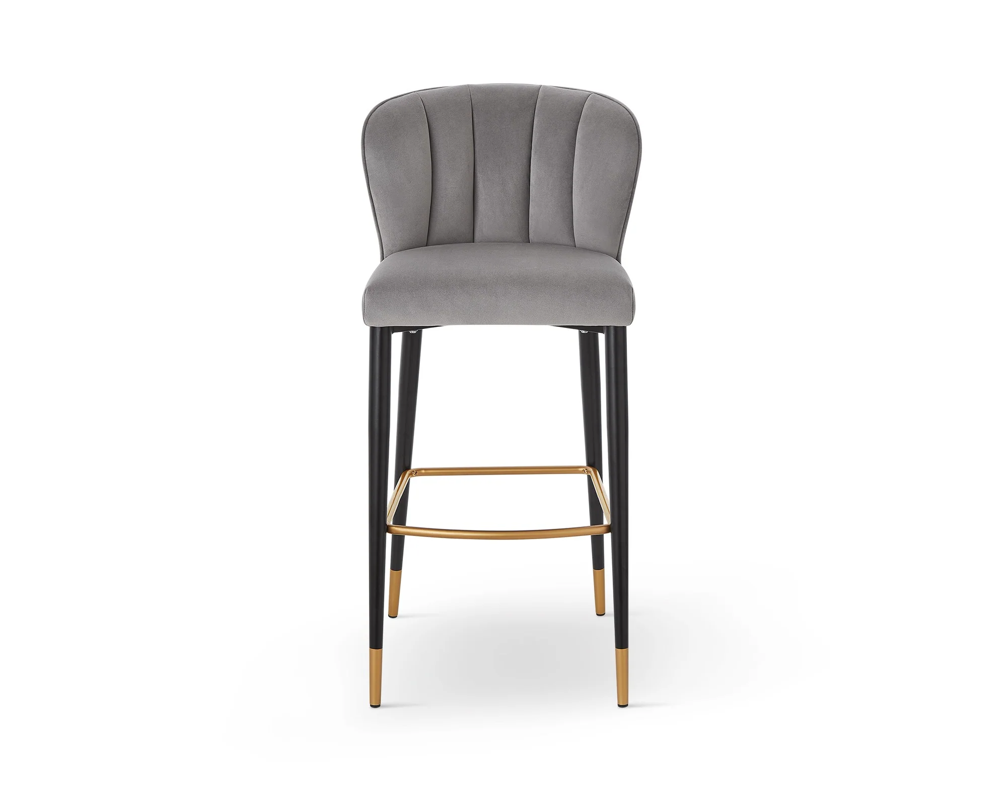 Liang & Eimil Maya Bar Stool (CRIB 5) – Megan Grey & Brushed Brass - Image 2