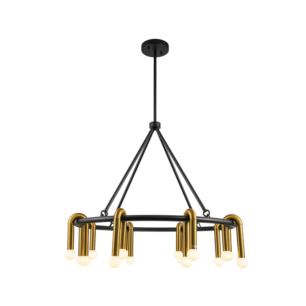 Liang & Eimil Melt Pendant Lamp in Brushed Brass - Image 2