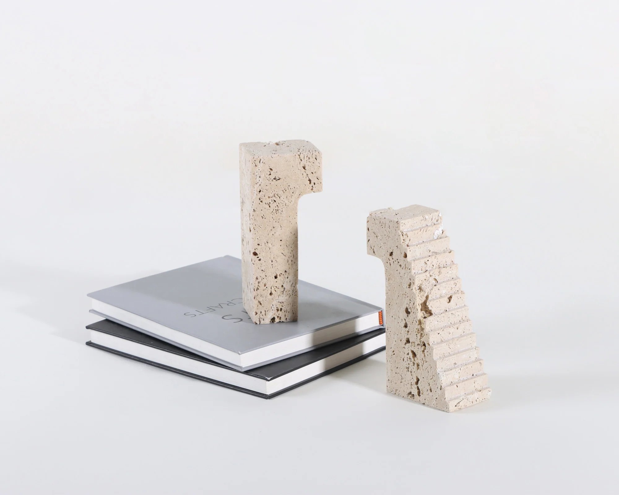 Liang & Eimil Minack Travertine Bookends - Image 4