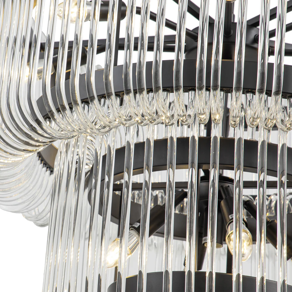 Liang & Eimil Mist Tall Pendant Lamp - Matt Black - Image 4