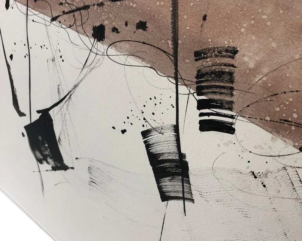 Liang & Eimil Monochord Oil Painting - Image 3