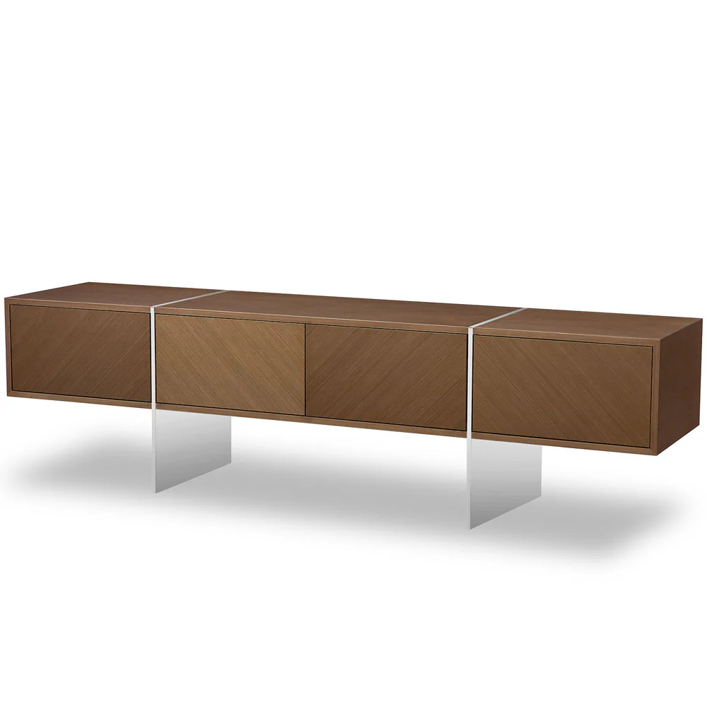 Liang & Eimil Nautilus TV Stand - Coffee Teak - Image 2