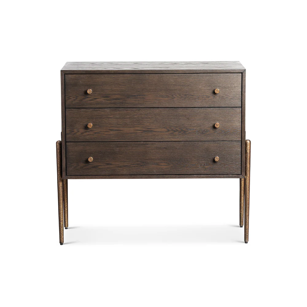 Liang & Eimil Nella Chest of Drawers – Brushed Brown & Hammered Dark Bronze