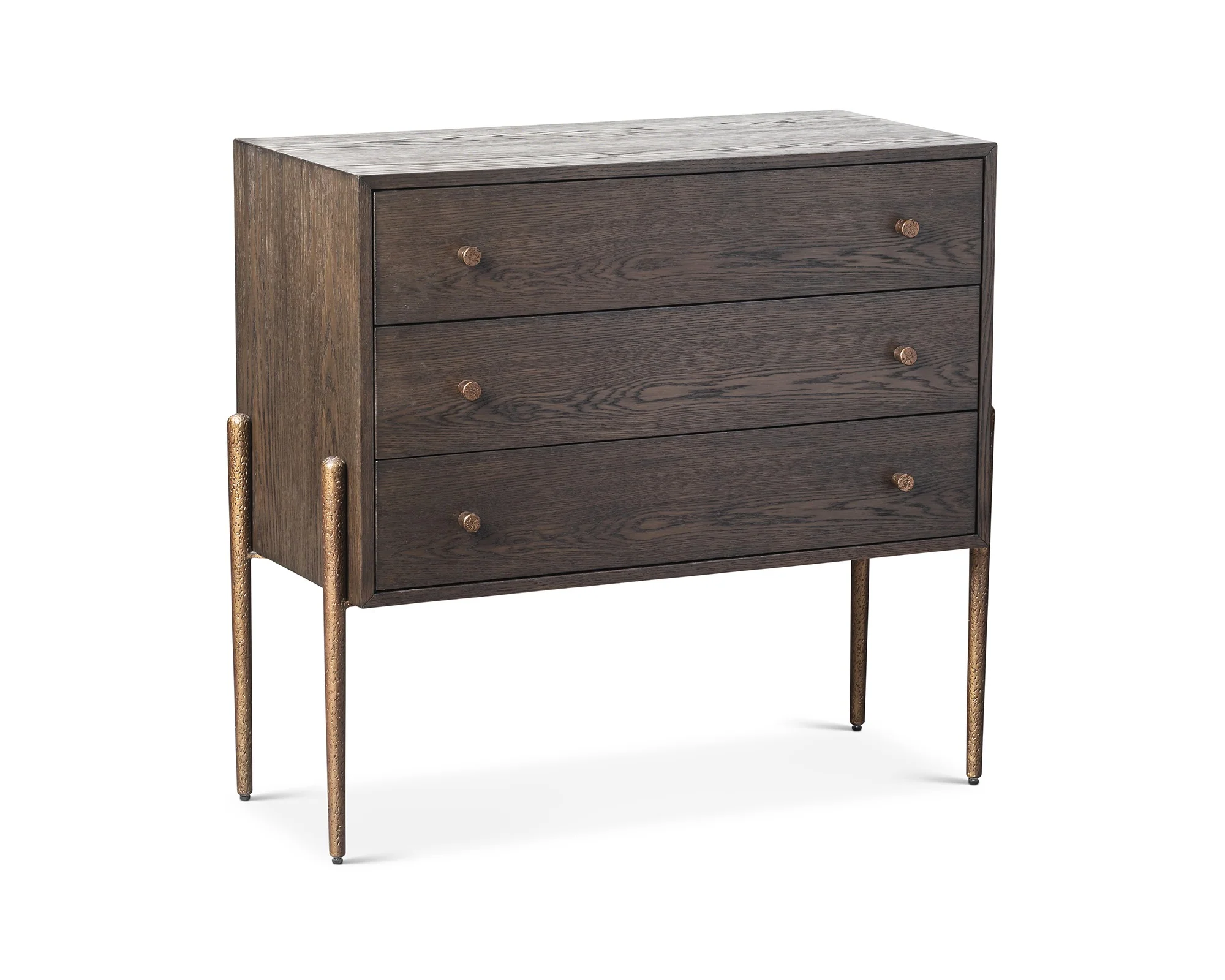 Liang & Eimil Nella Chest of Drawers – Brushed Brown & Hammered Dark Bronze - Image 2
