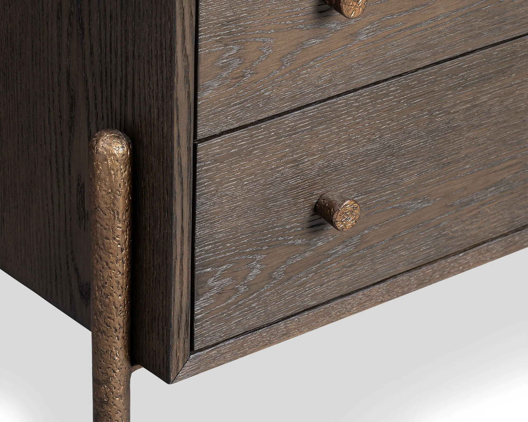 Liang & Eimil Nella Chest of Drawers – Brushed Brown & Hammered Dark Bronze - Image 3