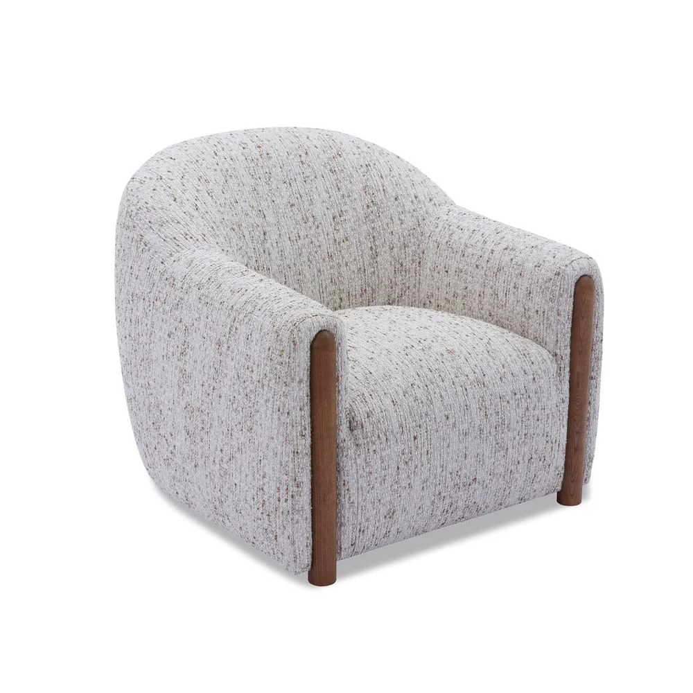 Liang & Eimil Nema Occasional Chair – Norfolk Wheat & Mid Brown - Image 2