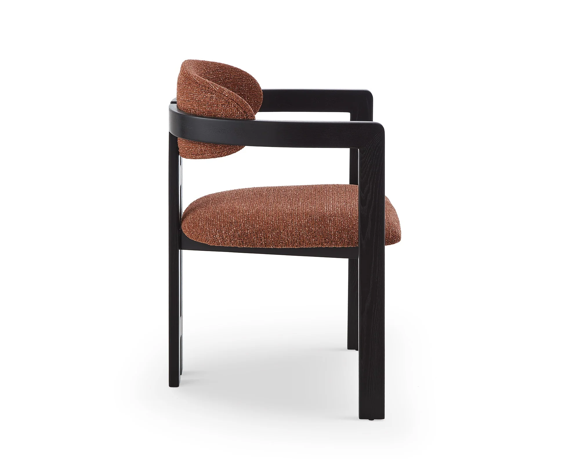 Liang & Eimil Neo Dining Chair (CRIB 5) – Bari Chestnut Red & Matt Black - Image 4