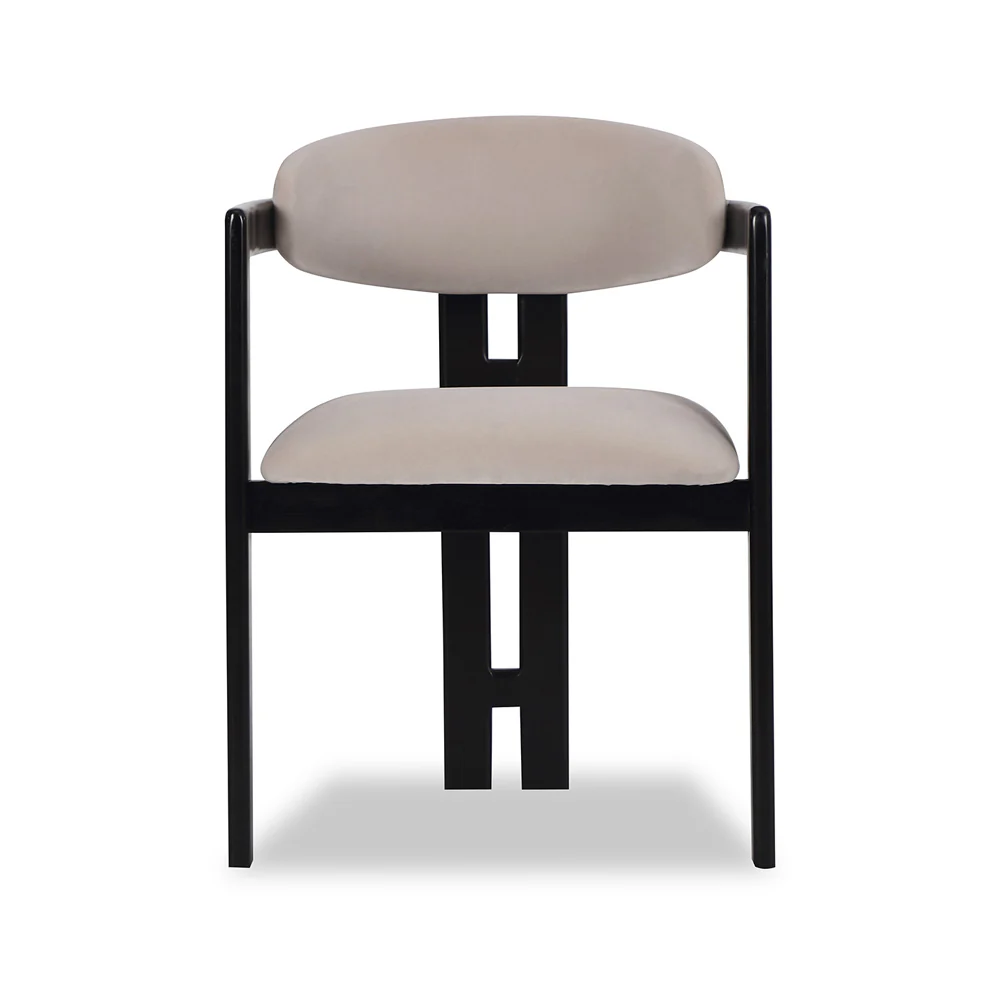 Liang & Eimil Neo Chair with Gainsborough Ash Grey Velvet – Second