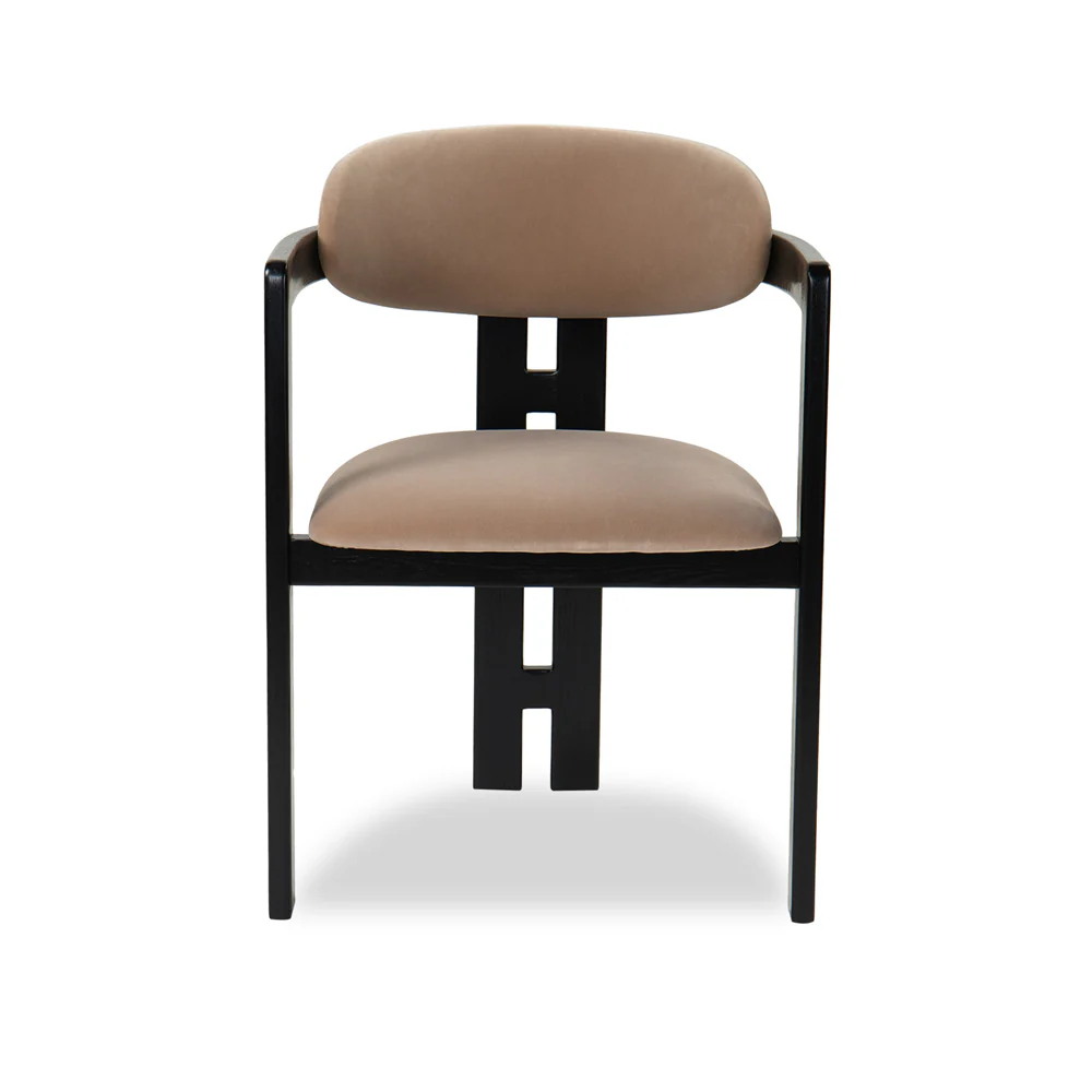 Liang & Eimil Neo Chair with Gainsborough Tobacco Velvet - Excess Stock