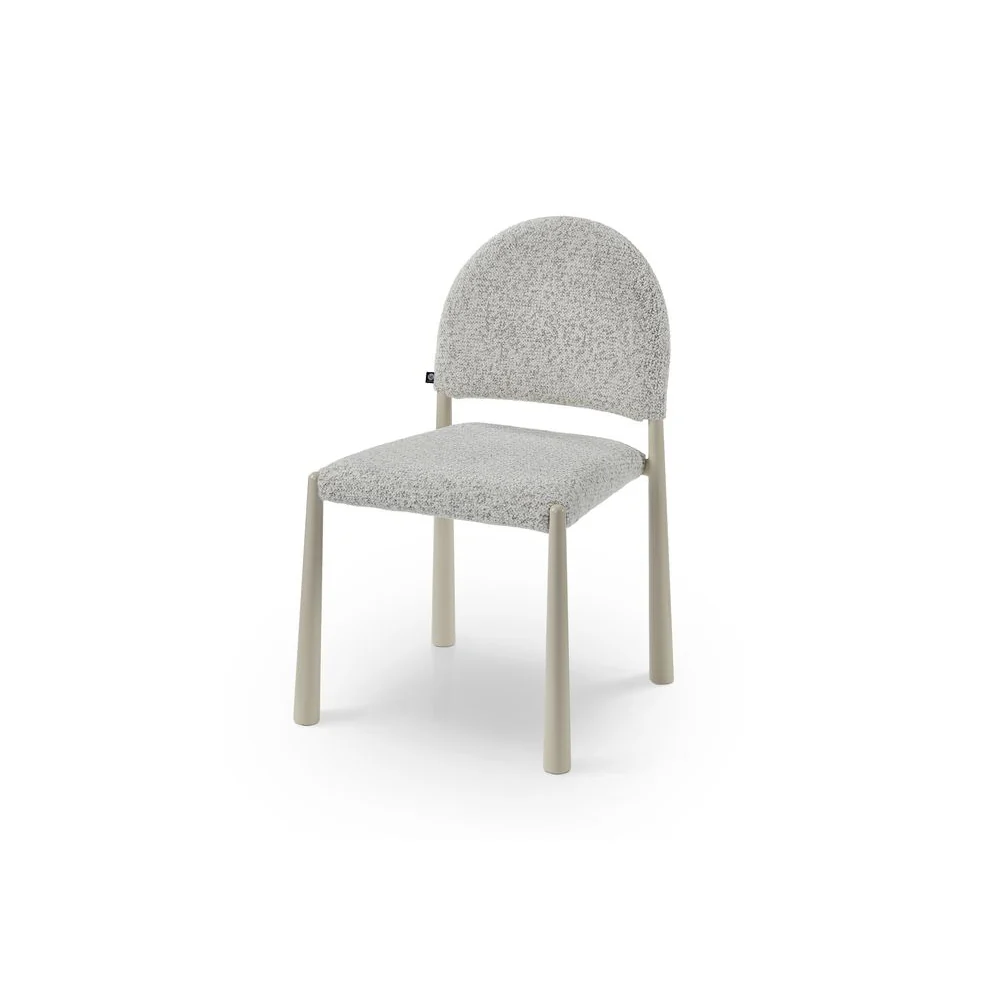 Liang & Eimil Noma Dining Chair – Ripley Grav & Gloss Ivory (Set of 2) - Image 2