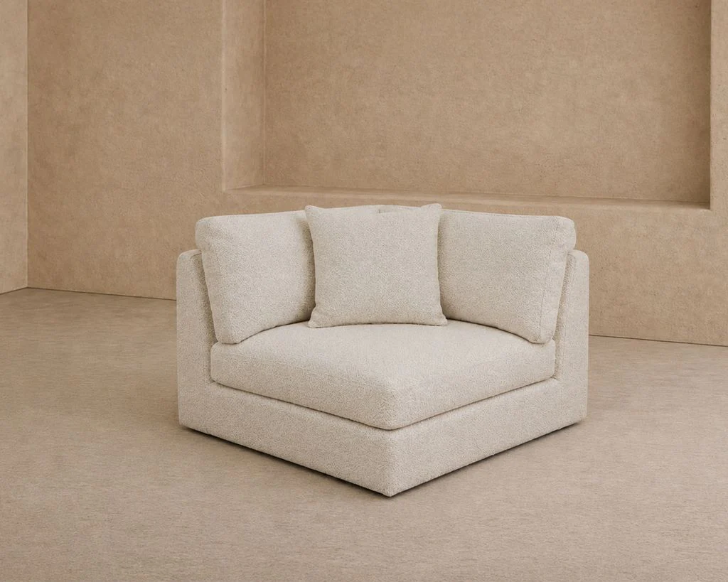 Liang & Eimil Nuova Modular Sofa – Corner Module – Capella Ivory - Image 3