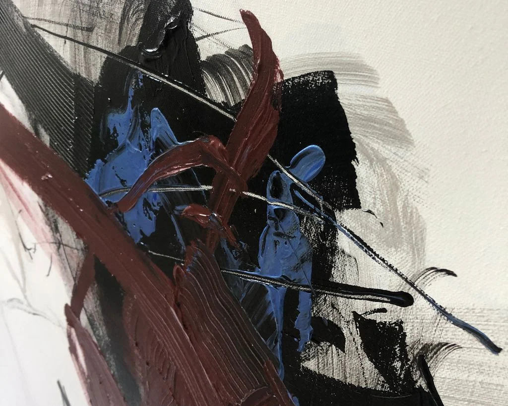 Liang & Eimil Obsidian Oil Painting - Image 4