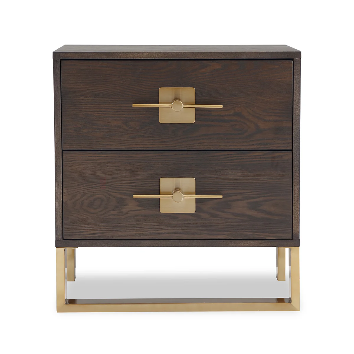 Liang & Eimil Ophir Bedside Table in Dark Brass