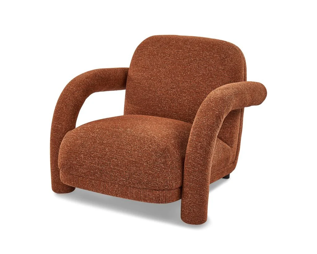 Liang & Eimil Osray Occasional Chair – Bari Chestnut Red - Image 2