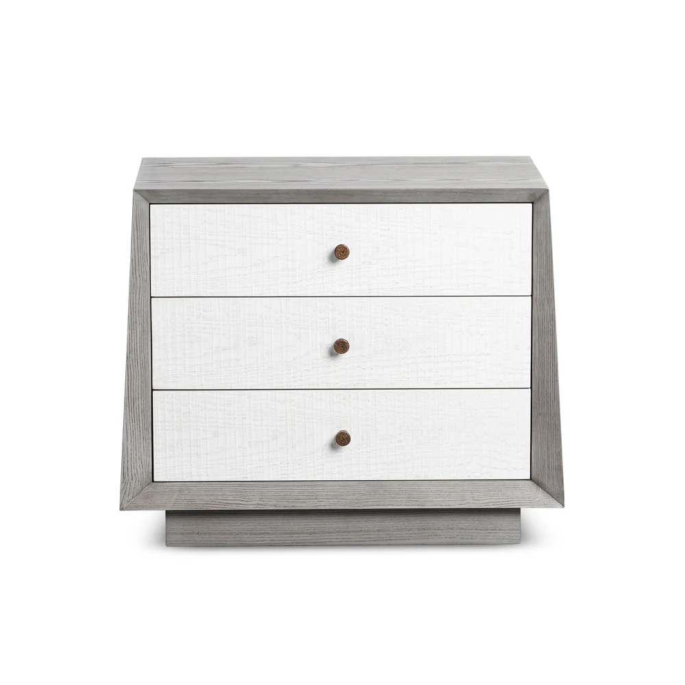 Liang & Eimil Otilia Bedside Table – Silver-Grey & White