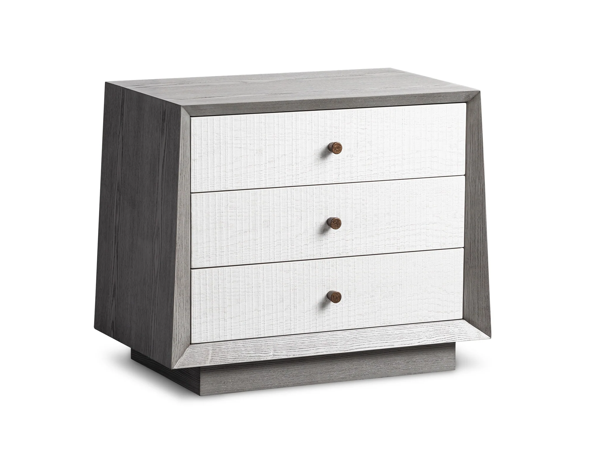 Liang & Eimil Otilia Bedside Table – Silver-Grey & White - Image 2