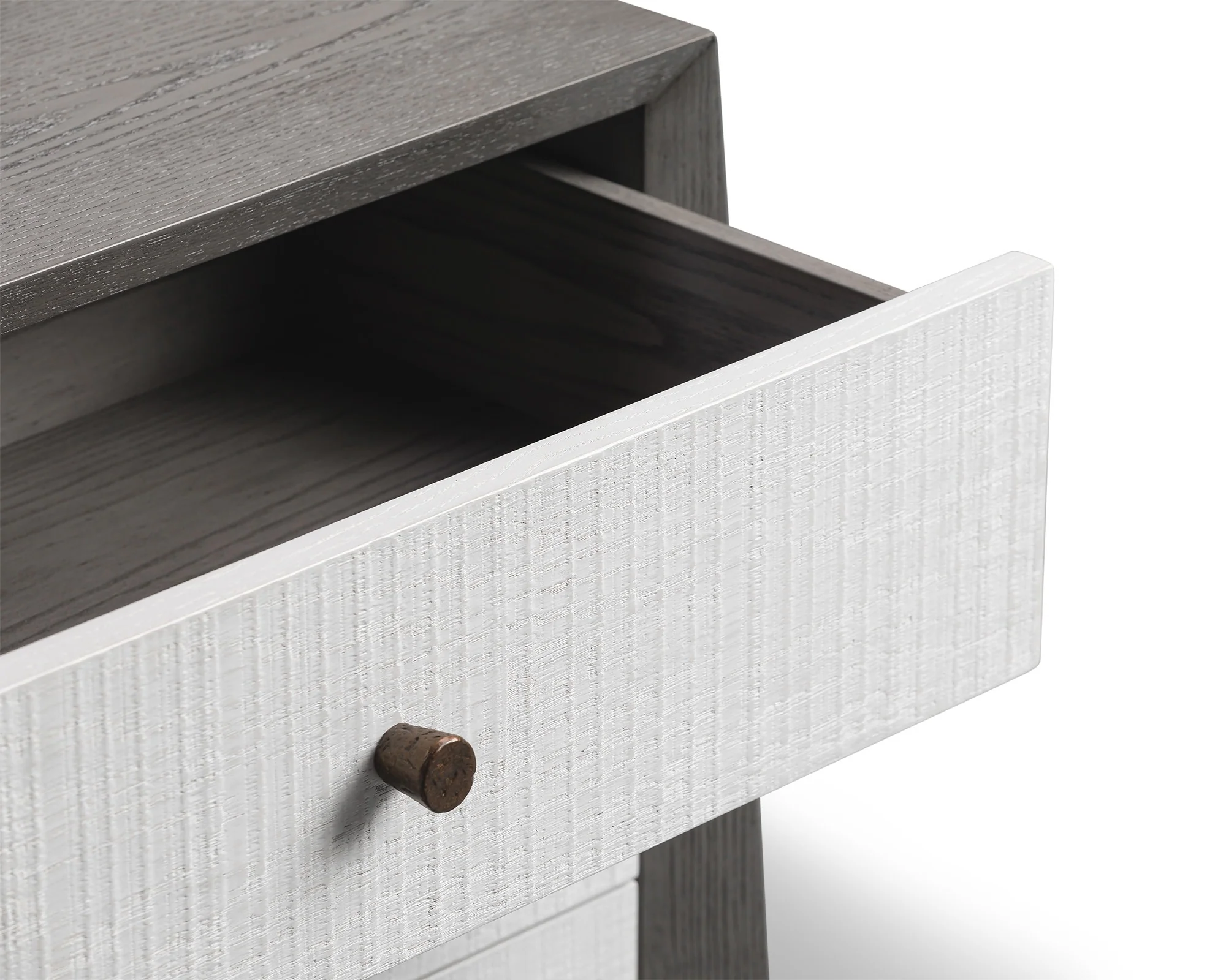Liang & Eimil Otilia Bedside Table – Silver-Grey & White - Image 6