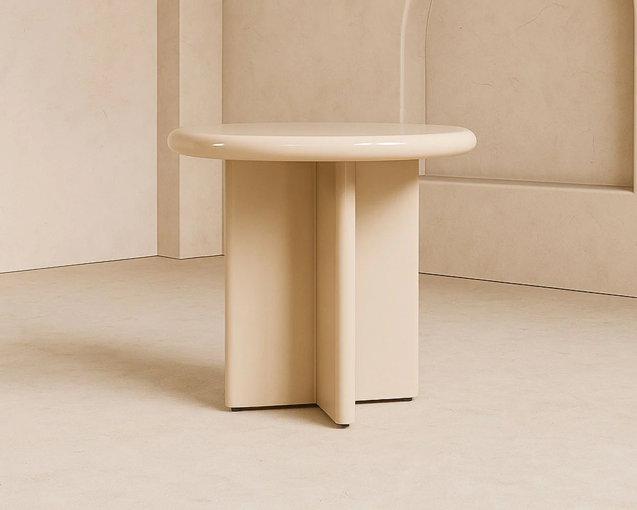 Liang & Eimil Panna Side Table – Buff Enamel - Image 6