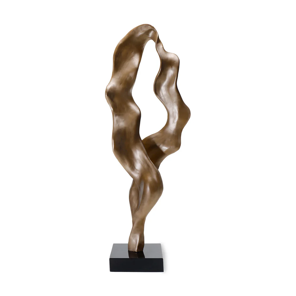 Liang & Eimil Petra Sculpture in Bronze and Black