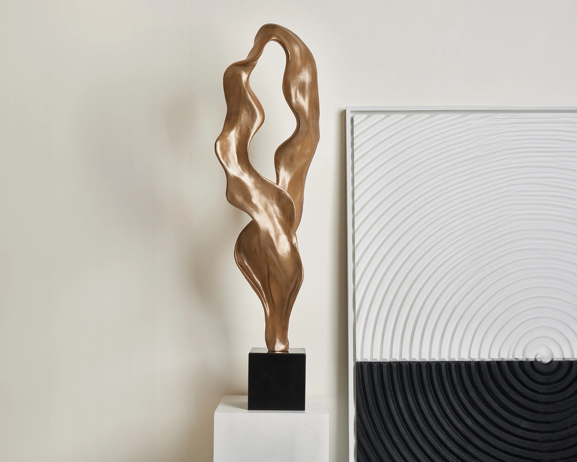 Liang & Eimil Petra Sculpture in Bronze and Black - Image 6