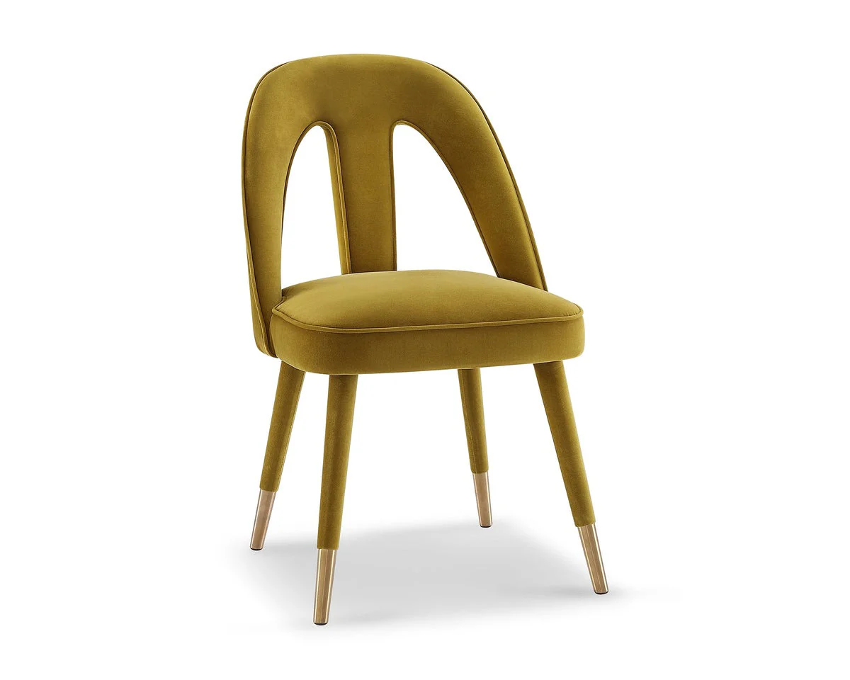 Liang & Eimil Pigalle Chair Kaster II Mustard Velvet - Image 2