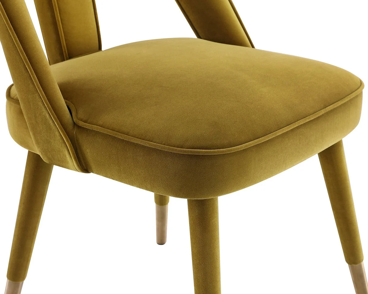 Liang & Eimil Pigalle Chair Kaster II Mustard Velvet - Image 3
