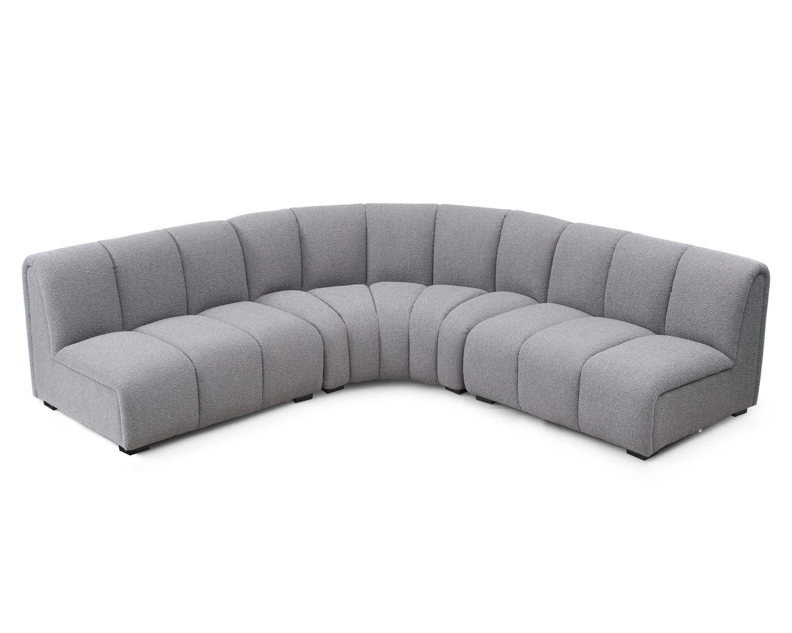 Liang & Eimil Ralph Sofa Single Unit - Boucle Graphic Grey - Image 6