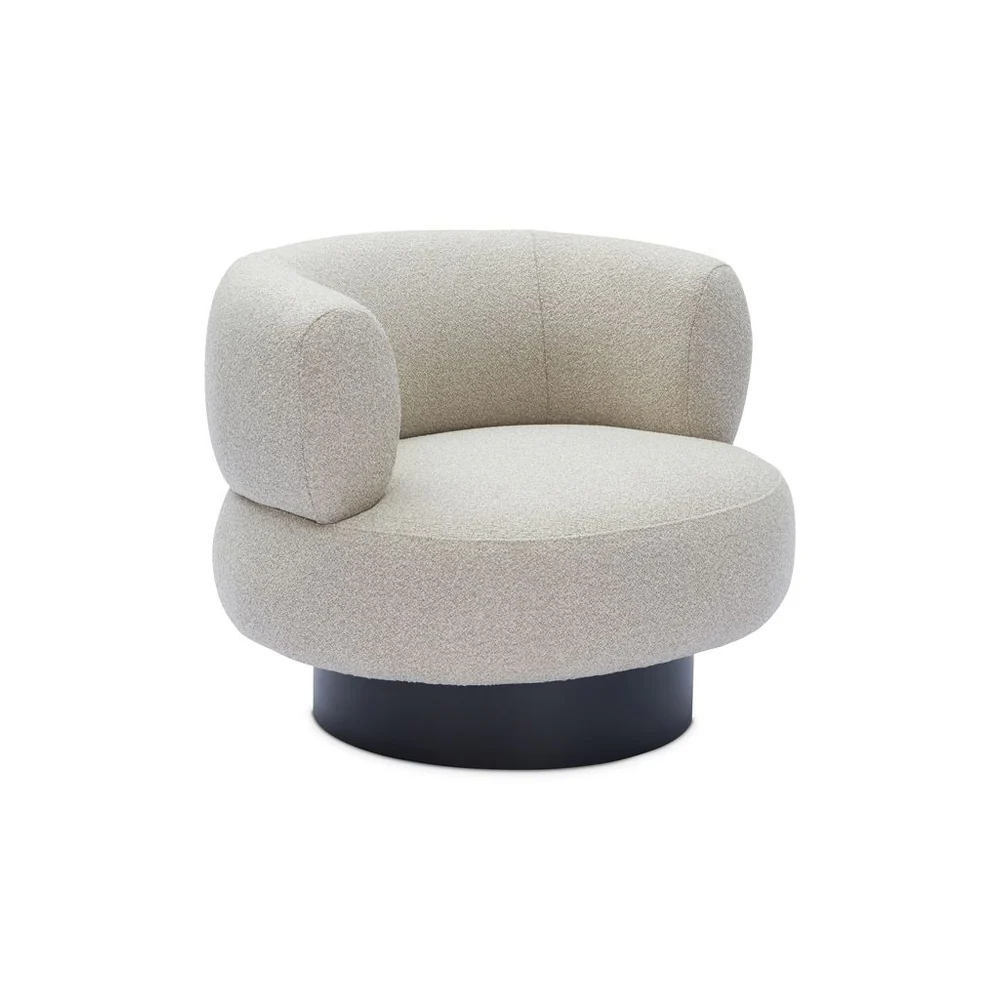 Liang & Eimil Redeo Swivel Occasional Chair – Capela Sand - Image 2