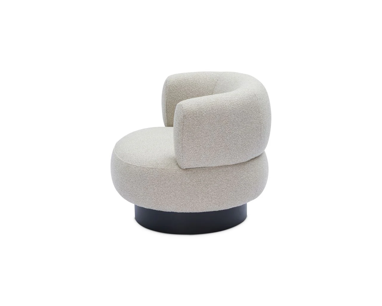 Liang & Eimil Redeo Swivel Occasional Chair – Capela Sand - Image 4