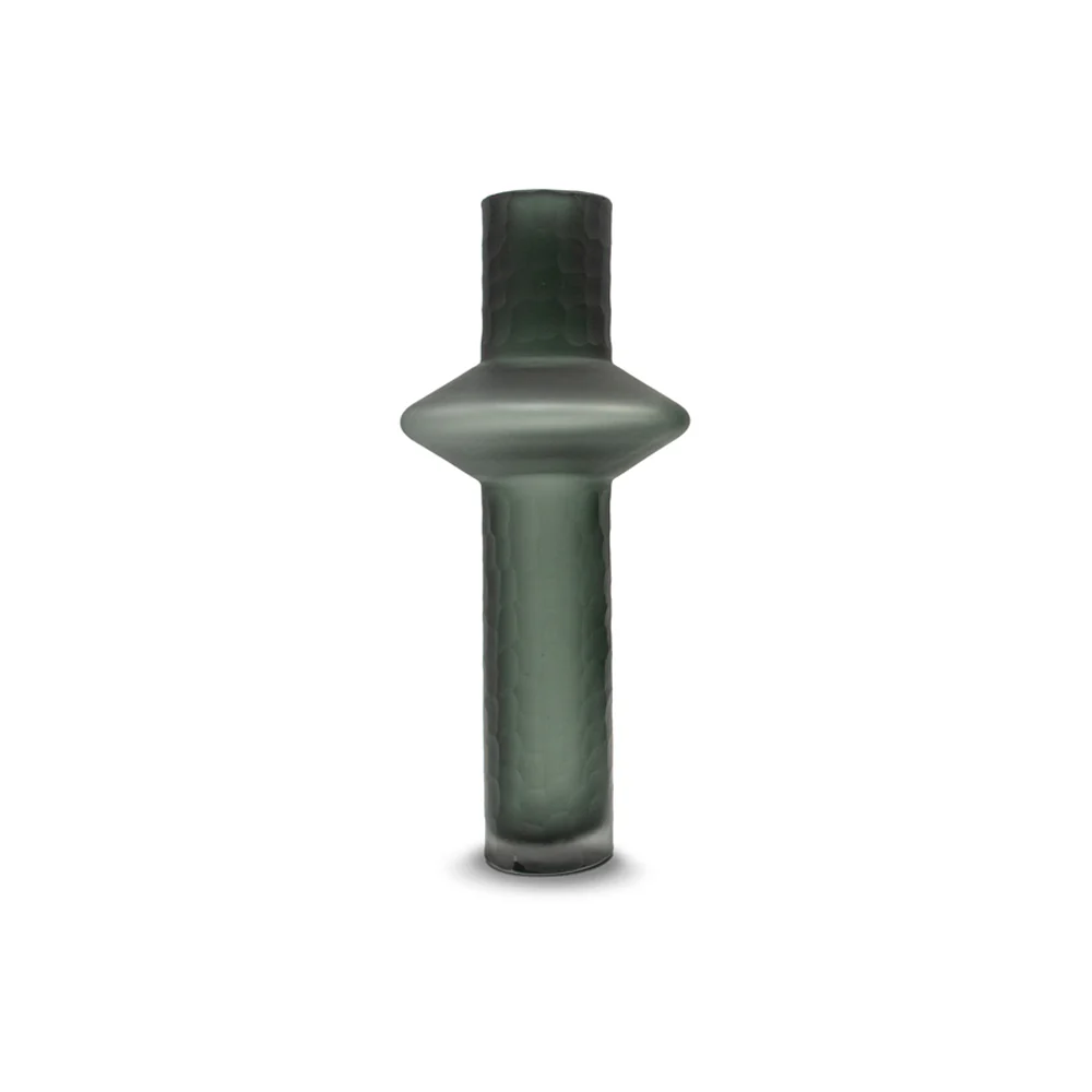 Liang & Eimil Rei Glass Vase in Smoke Grey - Large