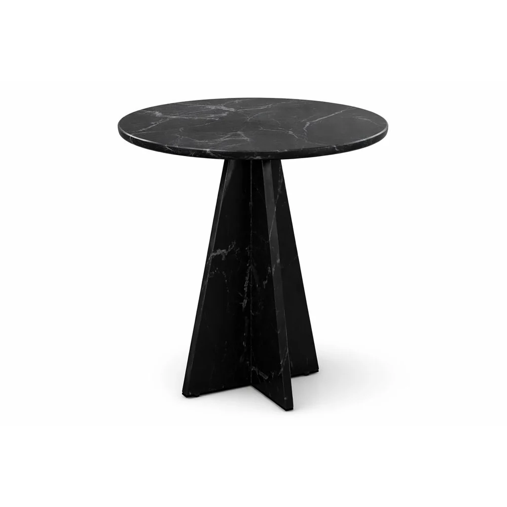 Liang & Eimil Rodes Side Table - Black Fantasy Marble