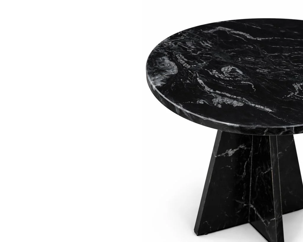Liang & Eimil Rodes Side Table - Black Fantasy Marble - Image 5