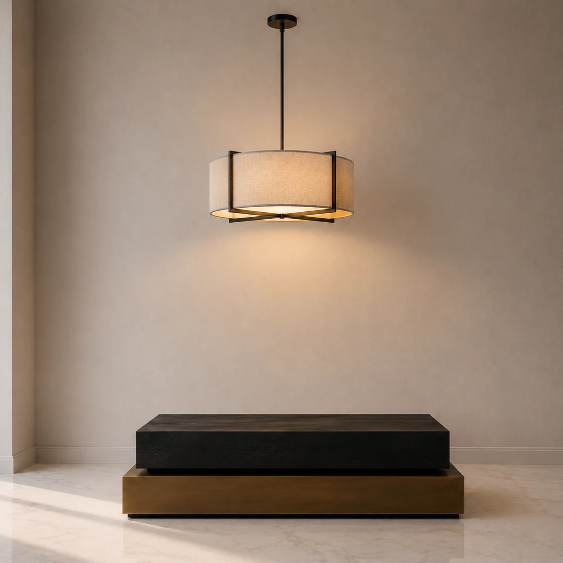 Liang & Eimil Sanderson Pendant Lamp with Matt Black Steel Frame - Image 2
