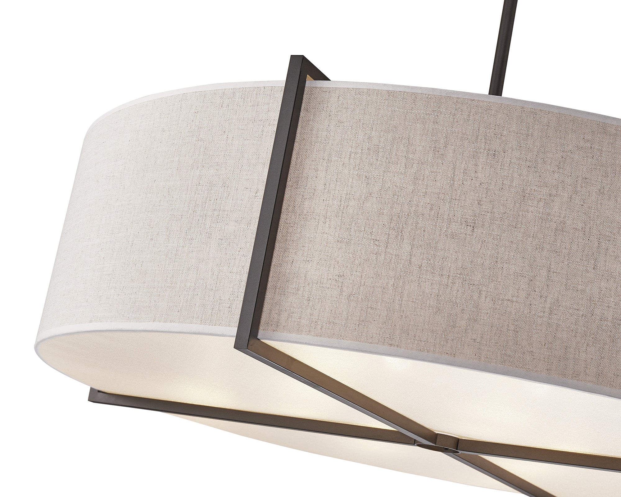 Liang & Eimil Sanderson Pendant Lamp with Matt Black Steel Frame - Large - Image 3