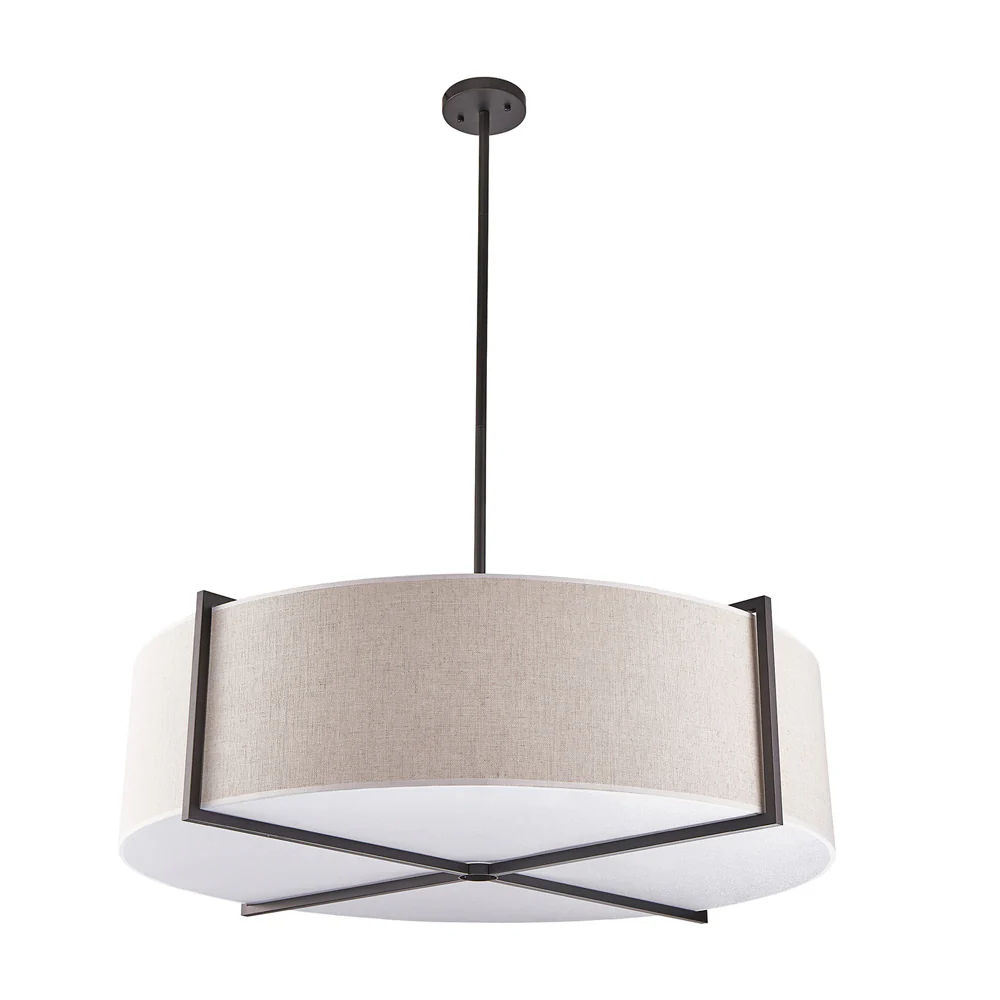 Liang & Eimil Sanderson Pendant Lamp with Matt Black Steel Frame - Large - Image 5