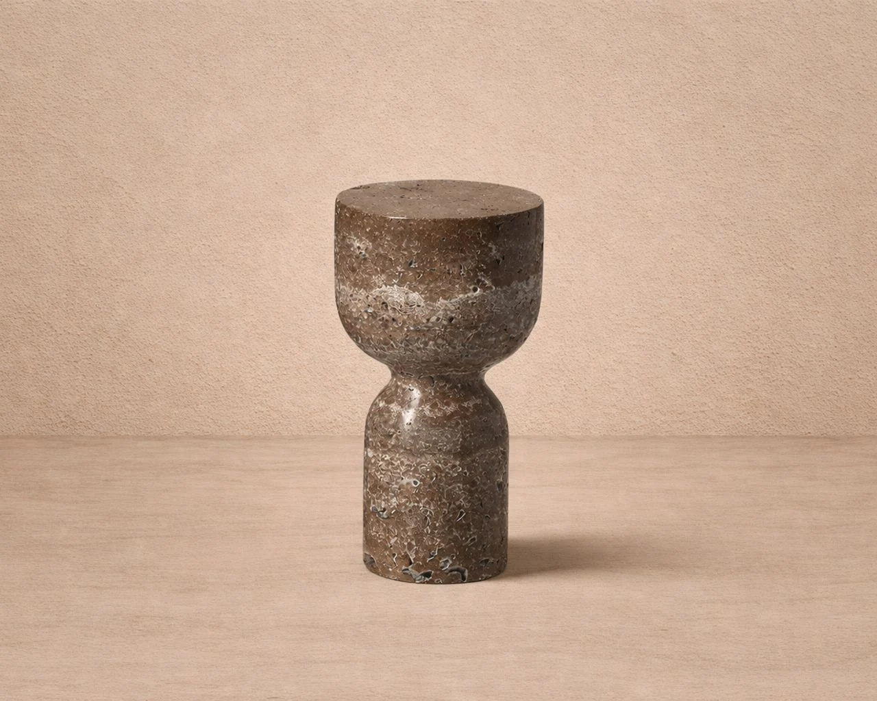 Liang & Eimil Tasso Candle Holder – Brown Marble - Image 2