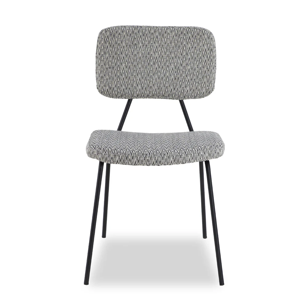 Liang & Eimil Tatini Dining Chair Emporio Pattern Fabric - Set of 2